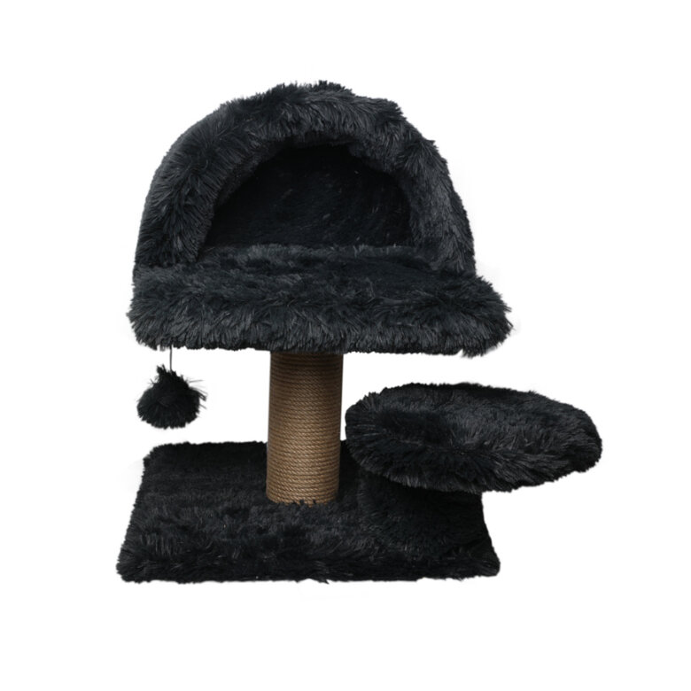 Catshion Susy Poste Rascador con Cueva Gris para gatos,  Imagen numero 1 Catshion Susy Poste Rascador con Cueva Gris para gatos, , large Imagen numero 1