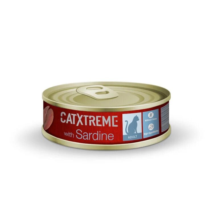 Catxtreme Sterilised Sardina en pat&eacute; lata para gatos Imagen numero 1