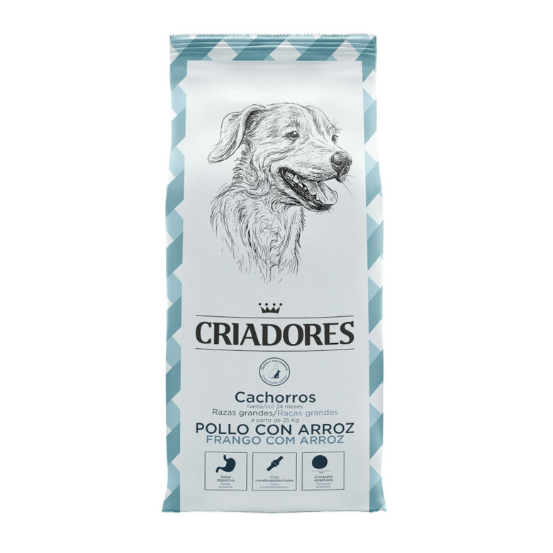 Calle principal incluir Conectado Criadores Pollo y Arroz pienso para cachorros de razas grandes | Kiwoko