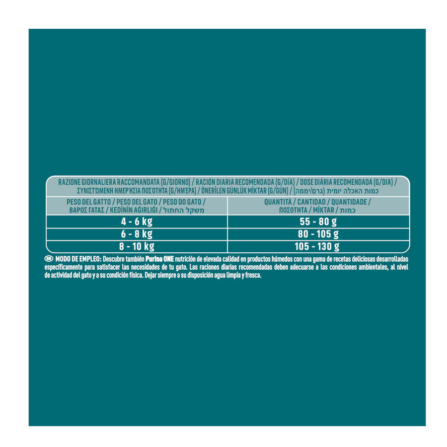 Purina One Adult Bifensis Esterilizado Buey pienso para gatos thumbnail