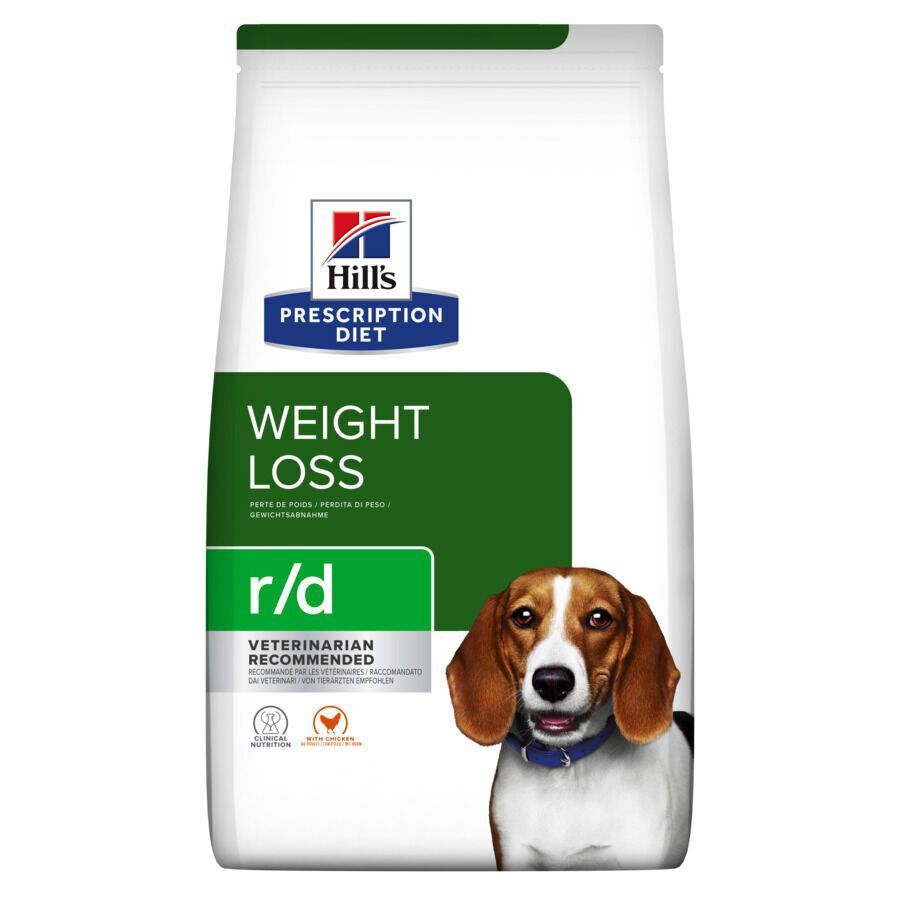 Hill&#039;s Prescription Diet Weight Loss r/d Pollo pienso para perros thumbnail