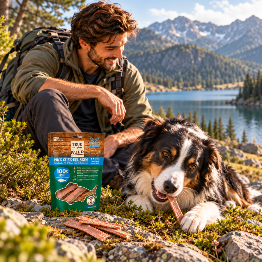 70 g. True Origins Piel Rosada Snack para perros, , large Imagen numero 1
