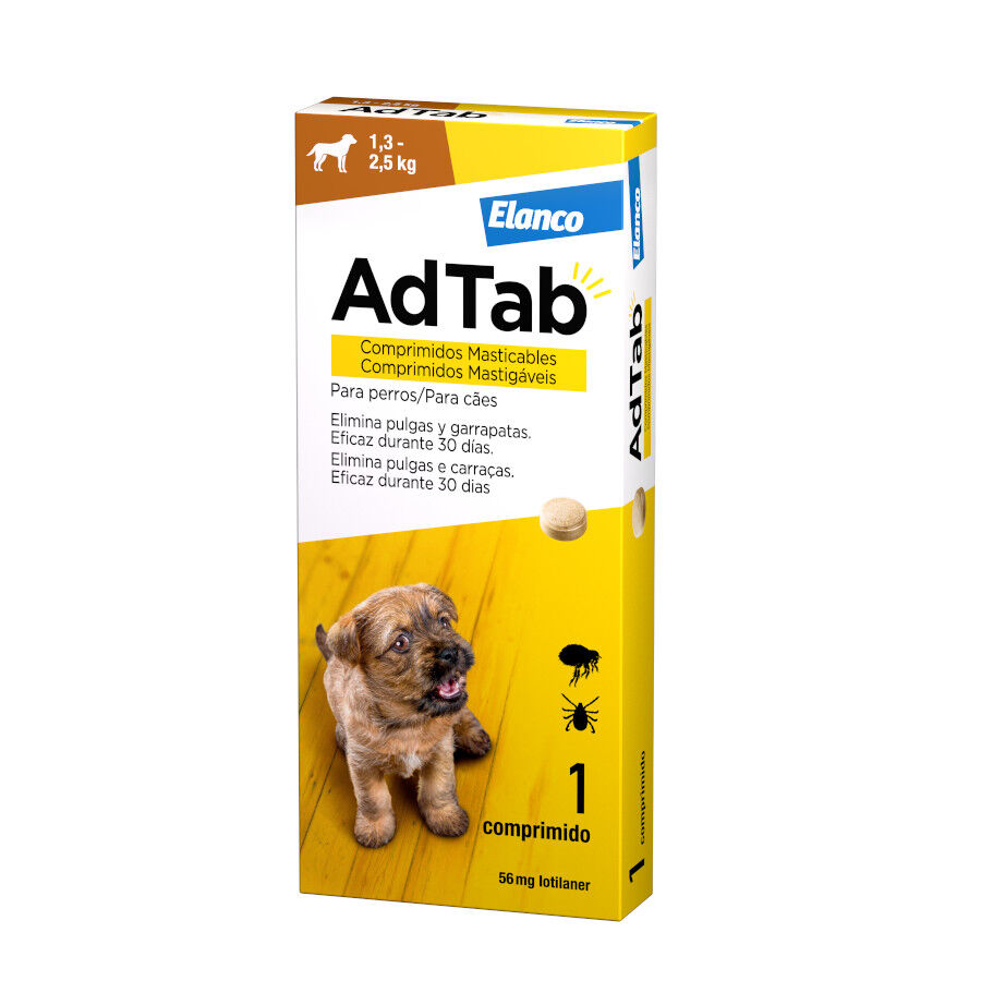 AdTab Comprimidos Masticables Antiparasitarios para perros