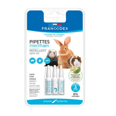 Francodex Pipetas Antiparasitarias para roedores 