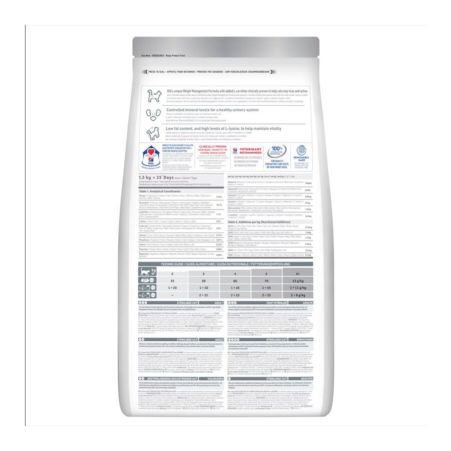 Hill&#039;s Science Plan Sterilised Adult Salmón pienso para gatos thumbnail