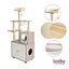 Leeby Luna árbol rascador con mueble para gatos, , large indicador imagen numero 5