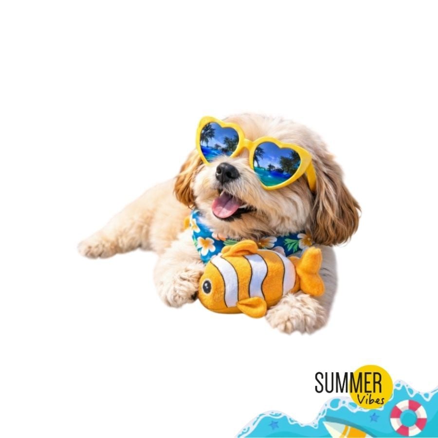 Summer Vibes Peluche Flotante Pez Juguete para perros, , large Imagen numero 7
