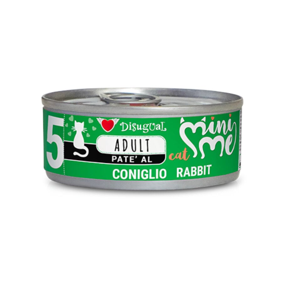 85 g Disugual Mini Me 5 Conejo en Pat&eacute; Lata para gatos , , large Imagen numero 1