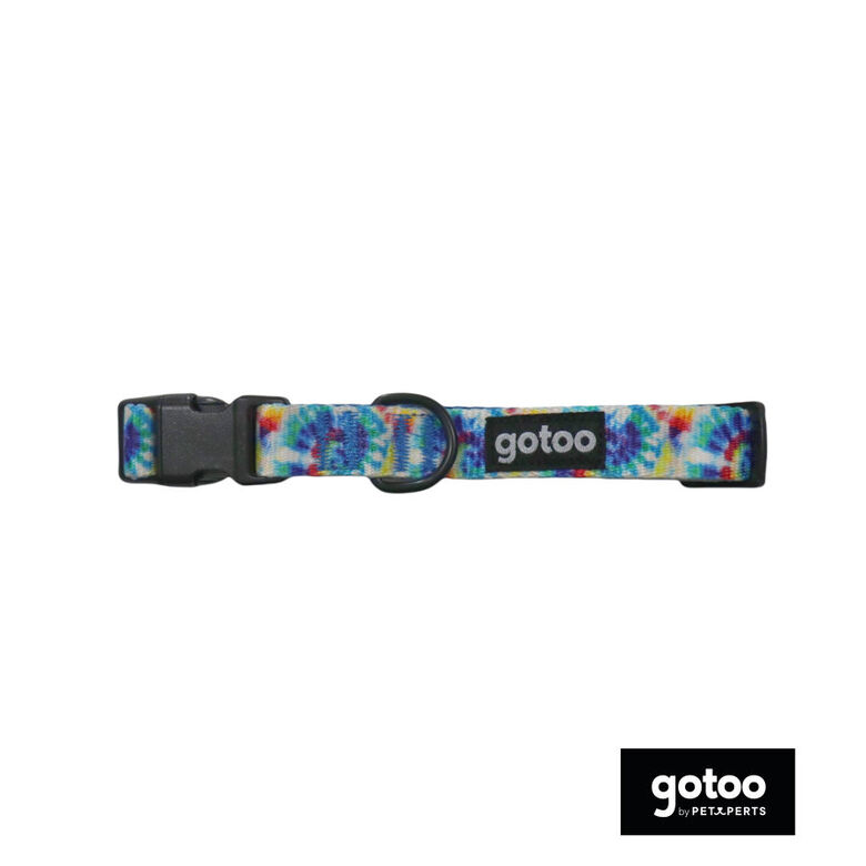 Gotoo Collar estampadado azul para perro thumbnail