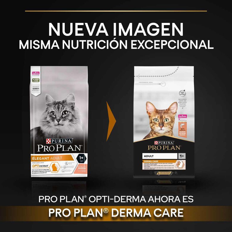 Pro Plan Adult 1+ Derma Care Salmón Pienso para gatos, , large image number null