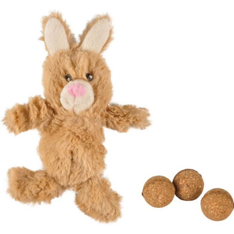 Flamingo conejo con catnip prensado para gatos Imagen numero 1 Flamingo conejo con catnip prensado para gatos Imagen numero 1