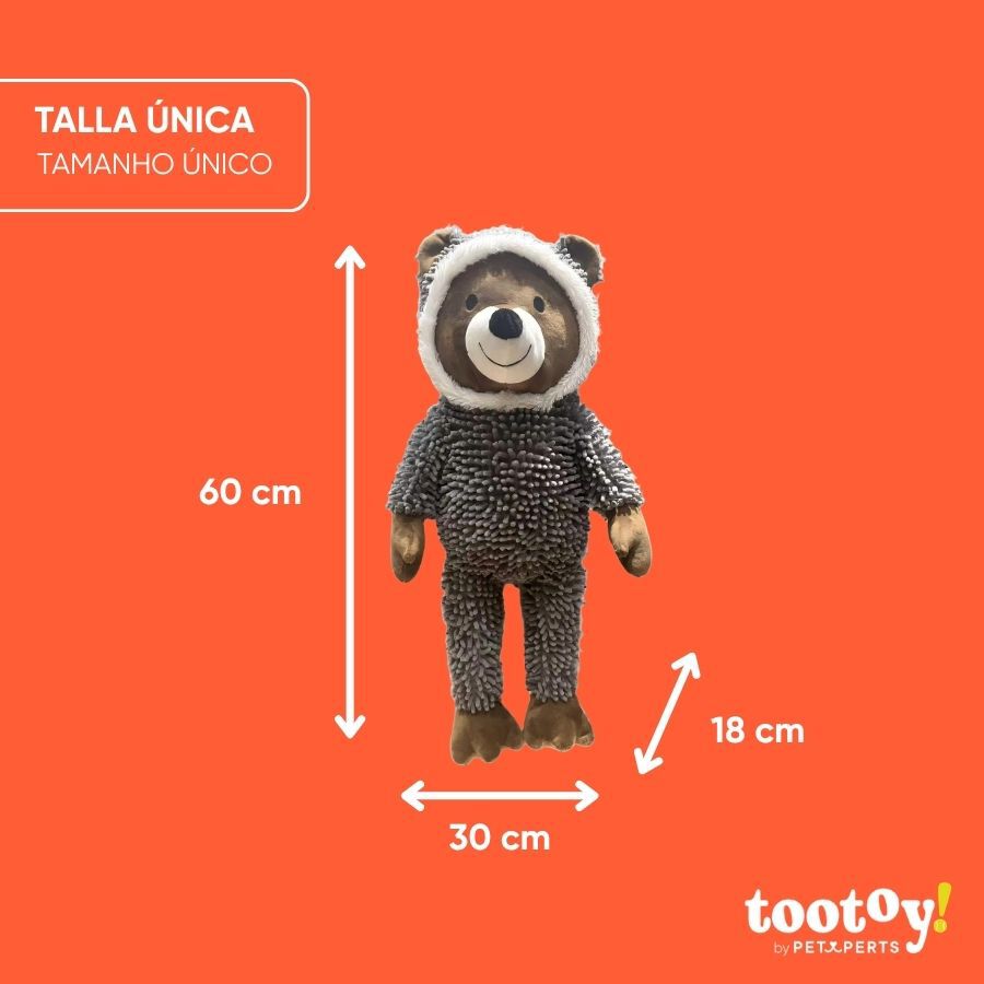 Tootoy! Comfort Mapache Gigante Peluche para perros, , large Imagen numero 3