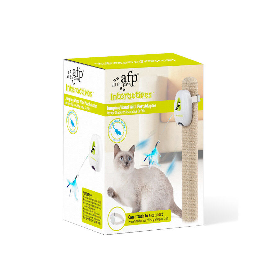 All For Paws Interactives Juguete Jumpin Wand para gatos, , large Imagen numero 3