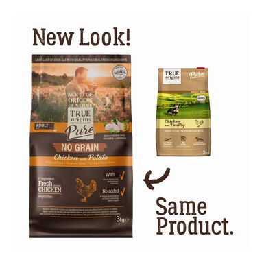 True Origins Pure Mini Adult Pollo pienso para perros