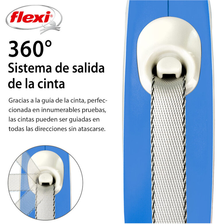Flexi New Comfort Correa Extensible Azul Oscuro para perros, , large image number null