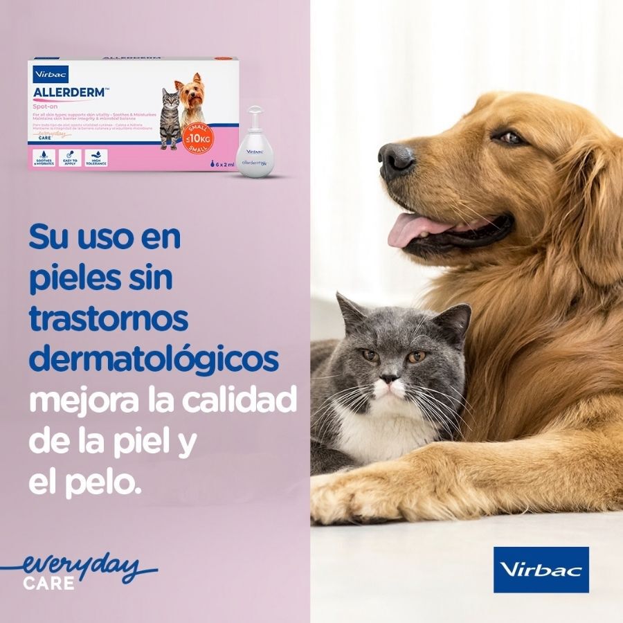 Virbac Allerderm spot on Pipetas dermatol&oacute;gicas para el cuidado de la piel Perros y Gatos., , large Imagen numero 7