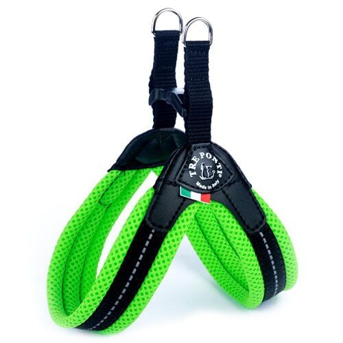 Tre Ponti acolchado verde arn&eacute;s para perros Imagen numero 1