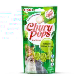 Churu Palitos Pops de At&uacute;n y Pollo para gatos