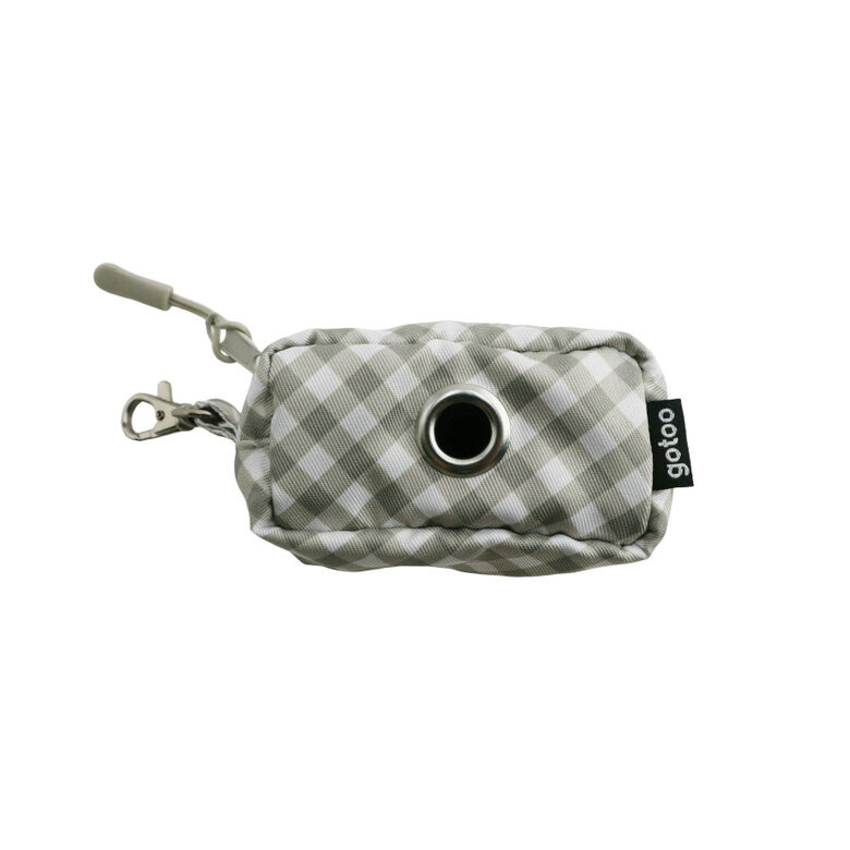 Gotoo Porta bolsas cuadro vichy para perros thumbnail