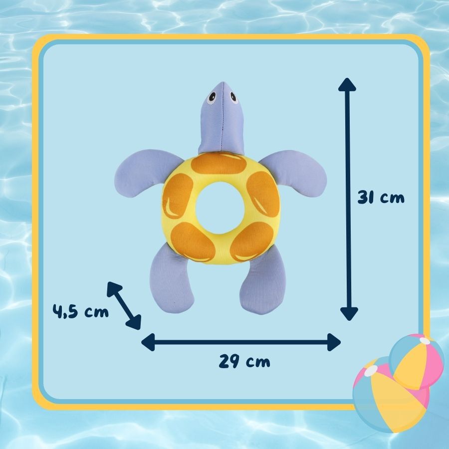 Summer Vibes Peluche Flotante Tortuga Juguete para perros, , large Imagen numero 4