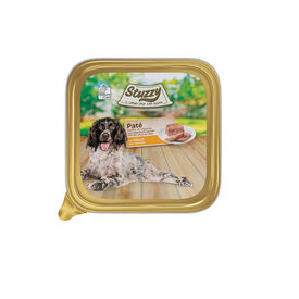 Stuzzy pollo tarrina para perros