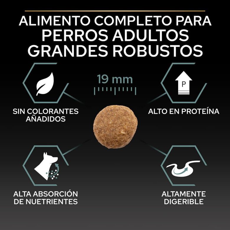 14 kg Pro Plan Adult Large Robust Digestión Cordero pienso para perros,  Imagen numero 6 14 kg Pro Plan Adult Large Robust Digestión Cordero pienso para perros, , large Imagen numero 6