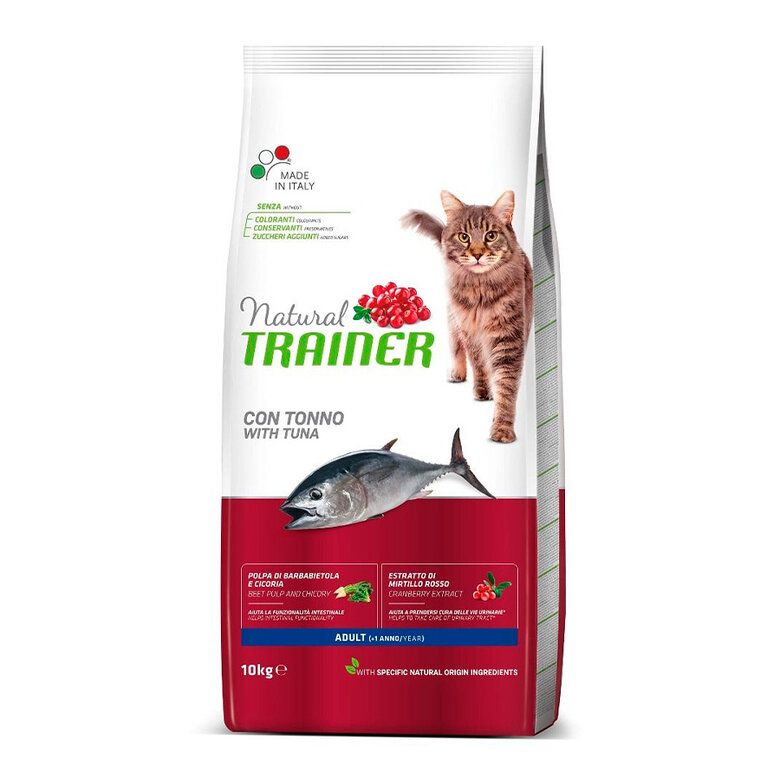Natural Trainer Adult Atún pienso para gatos , , large image number null