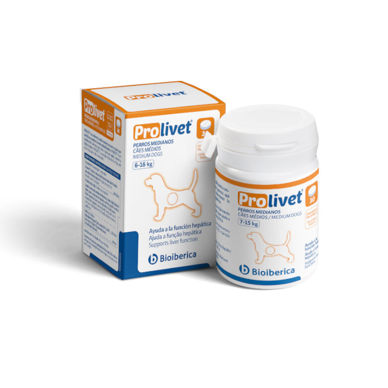 BioIberica Prolivet Protector Hepático para perros medianos, , large image number null