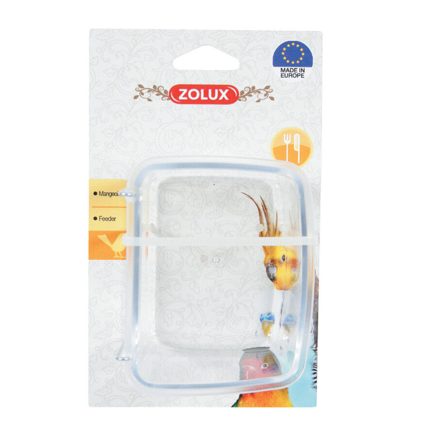 Zolux Comedero Transparente para pájaros thumbnail