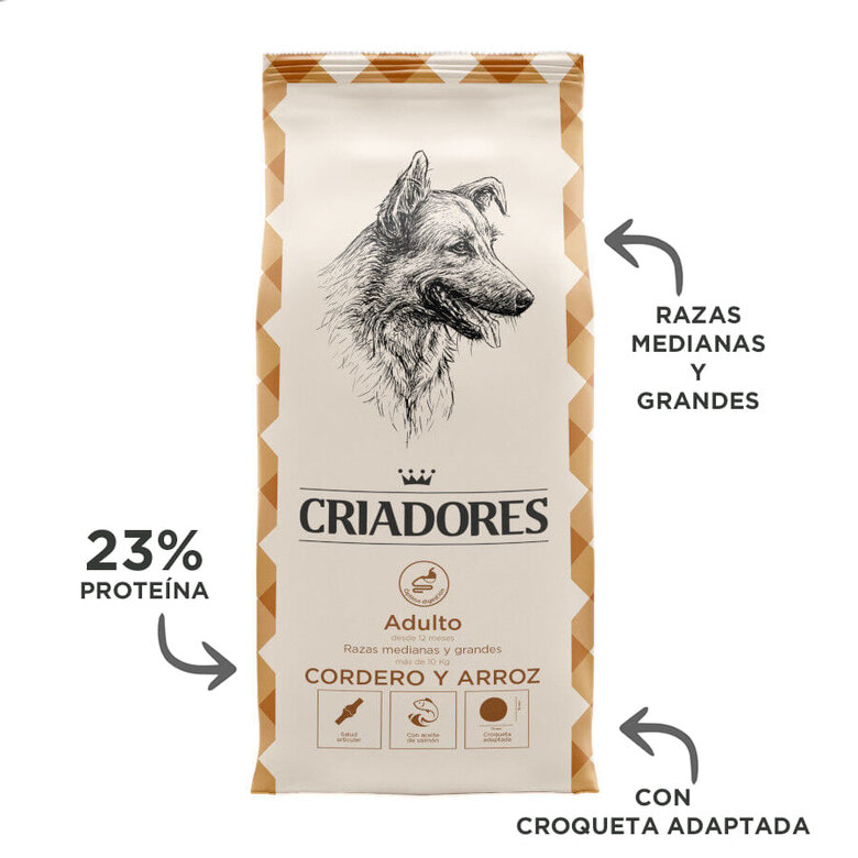 3 kg Criadores Adulto Cordero y Arroz pienso para perros de razas mediana y grande,  Imagen numero 3 3 kg Criadores Adulto Cordero y Arroz pienso para perros de razas mediana y grande, , large Imagen numero 3