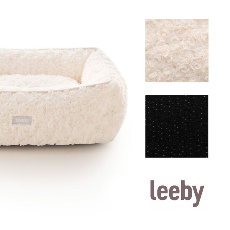 Leeby Cuna Súper Suave con Cojín Desenfundable para cachorros thumbnail