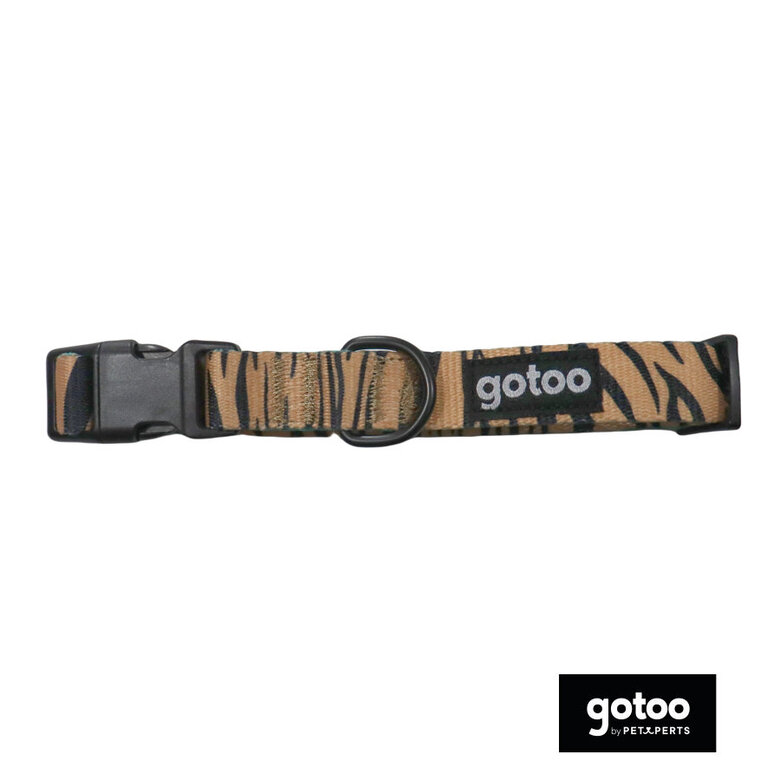 Gotoo Collar estampado trigre marrón para perros,  Imagen numero 2 Gotoo Collar estampado trigre marrón para perros, , large Imagen numero 2
