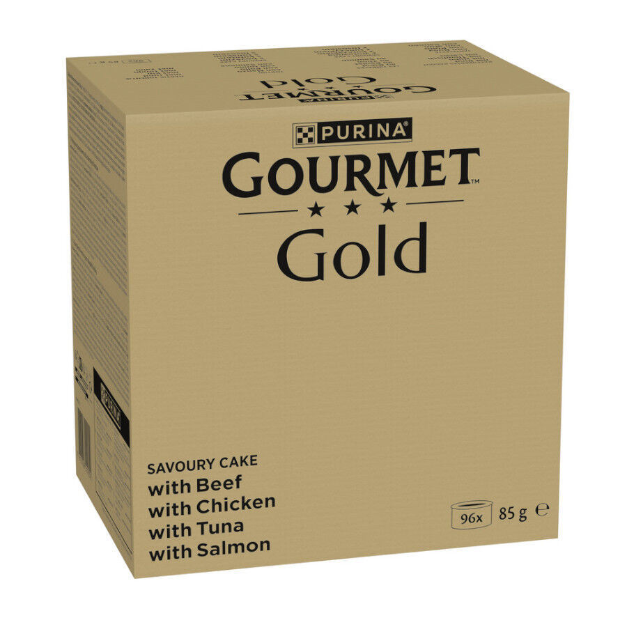 96 latas x 85 g Gourmet Gold Tartelette Varios Sabores lata para gatos, , large Imagen numero 1