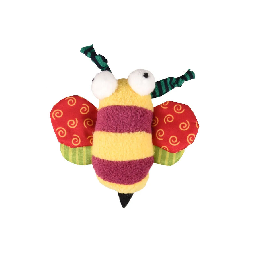 Flamingo Yowly Abeja de peluche para gatos, , large Imagen numero 1