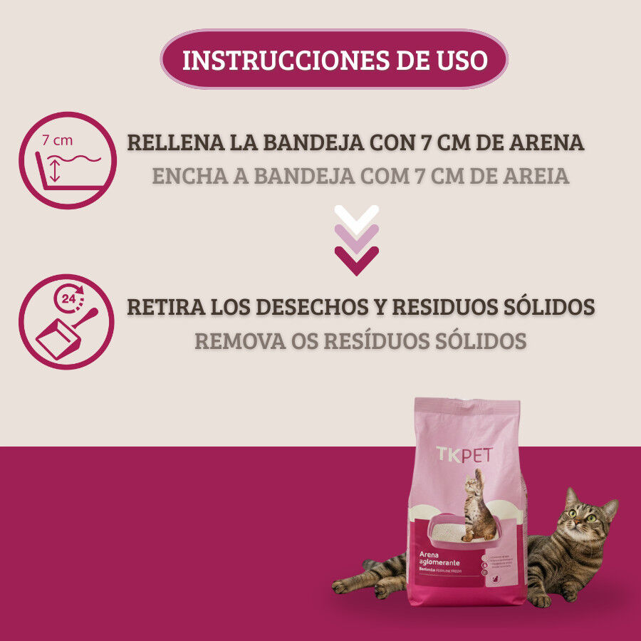 10 L TK-Pet Arena Aglomerante Fresh para gatos, , large Imagen numero 4