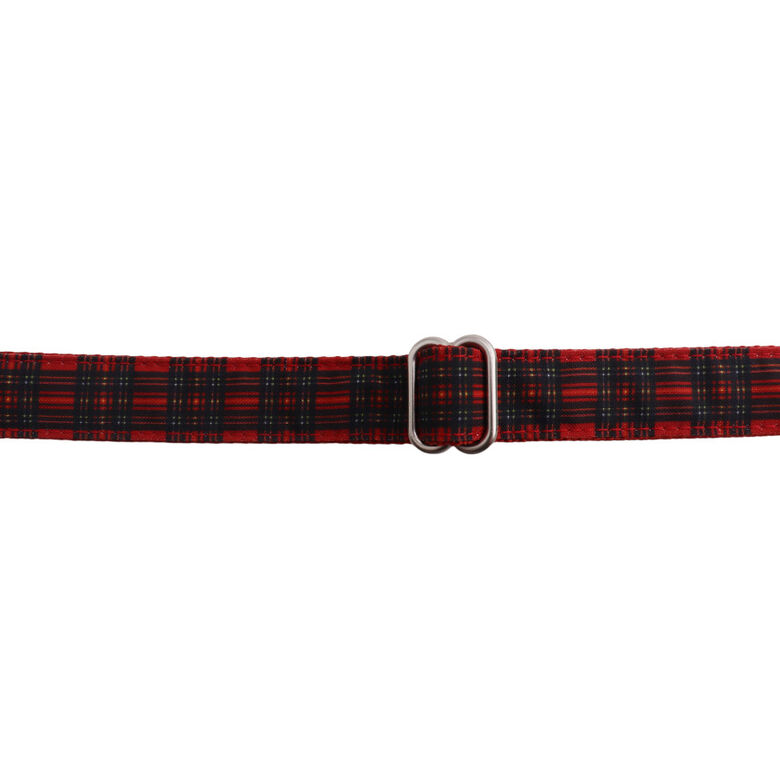 Gotoo Collar estampado tartán rojo para perros thumbnail