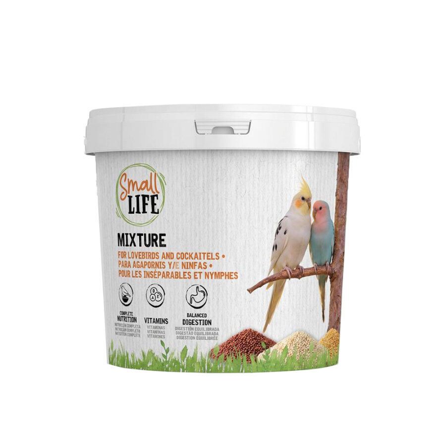 3.7 kg Small Life Mixtura Cubos para agapornis y ninfas, , large Imagen numero 2