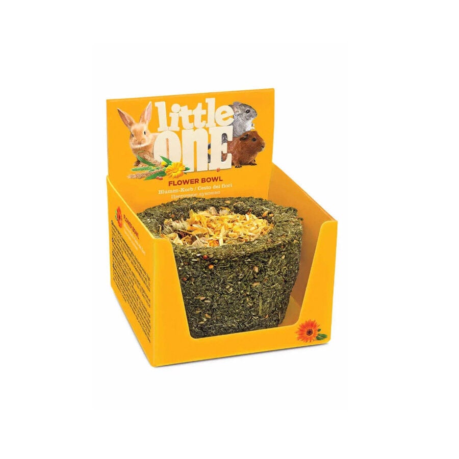 120 g Little One Cuenco Flores Snacks para roedores, , large Imagen numero 1