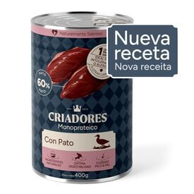 Criadores Monoproteico Pato Lata para perros