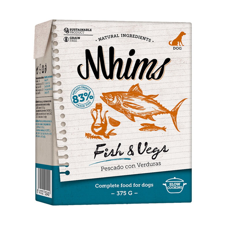 Mhims Pescado y Verduras bricks para perros , , large image number null