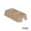 Leeby Comedero Doble Cuadrado Taupe para perros, , large indicador imagen numero 2