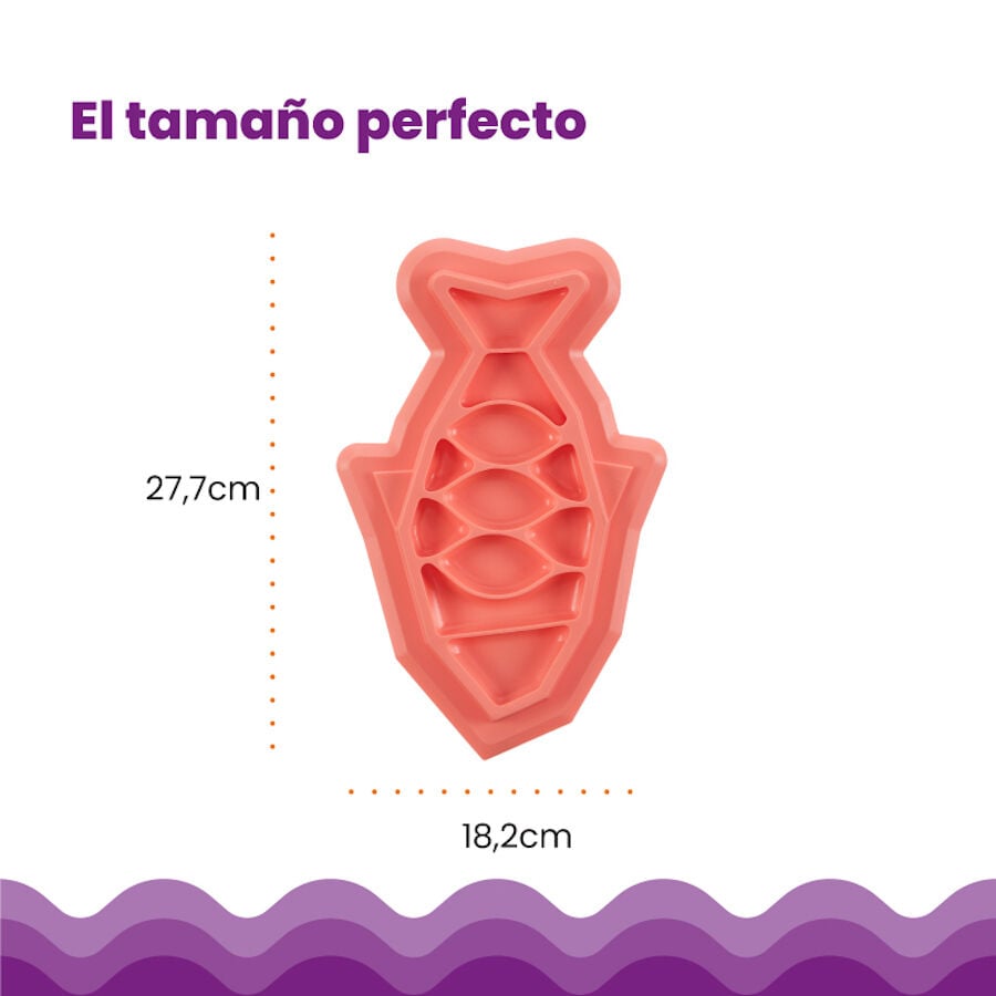 Catstages Fishie Fun Pez de Juguete Dispensador de Comida para gatos thumbnail