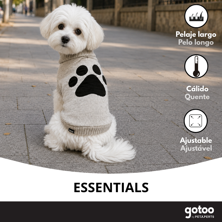 Gotoo Jersey de Punto Marr&oacute;n para perros, , large Imagen numero 6