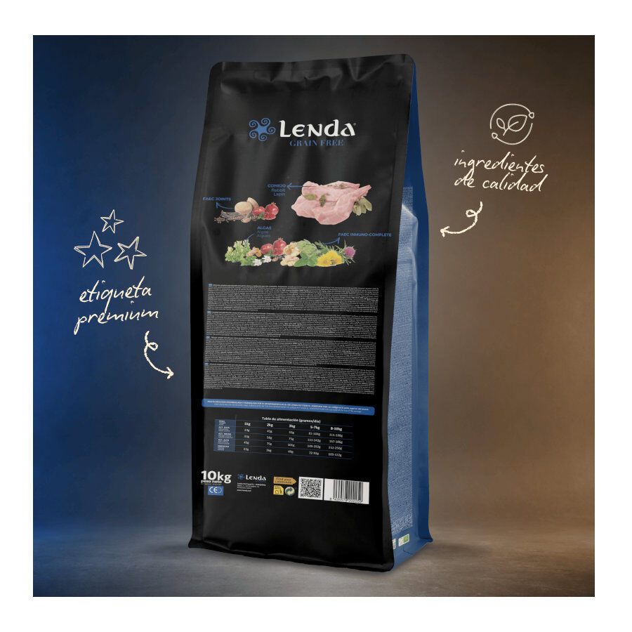 10 kg Lenda Grain Free Light Senior pienso para perros, , large Imagen numero 3