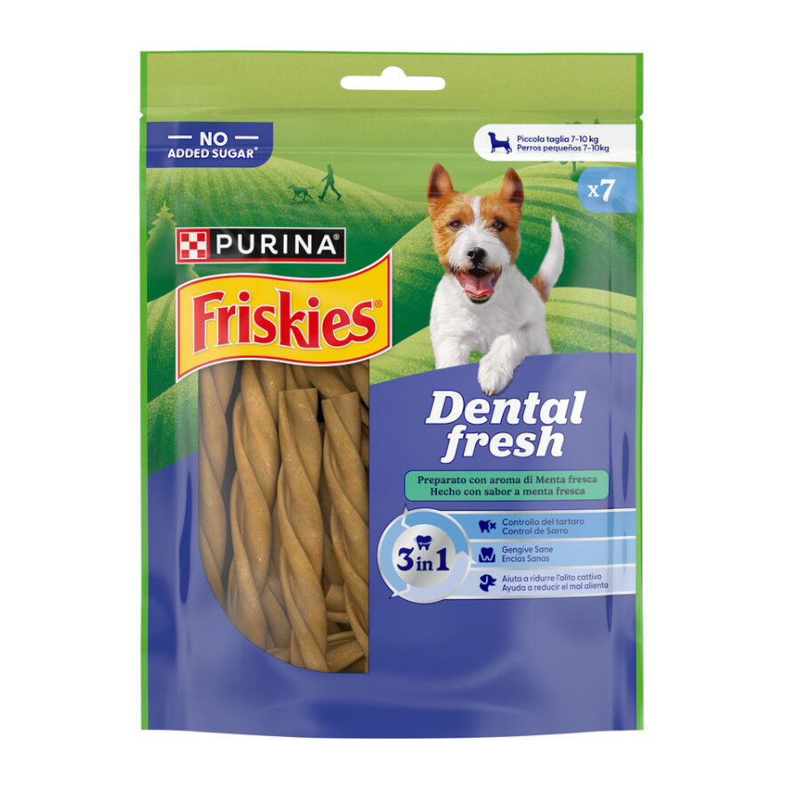 7 barritas Friskies Small Snacks Dentales Fresh para perros , , large Imagen numero 1