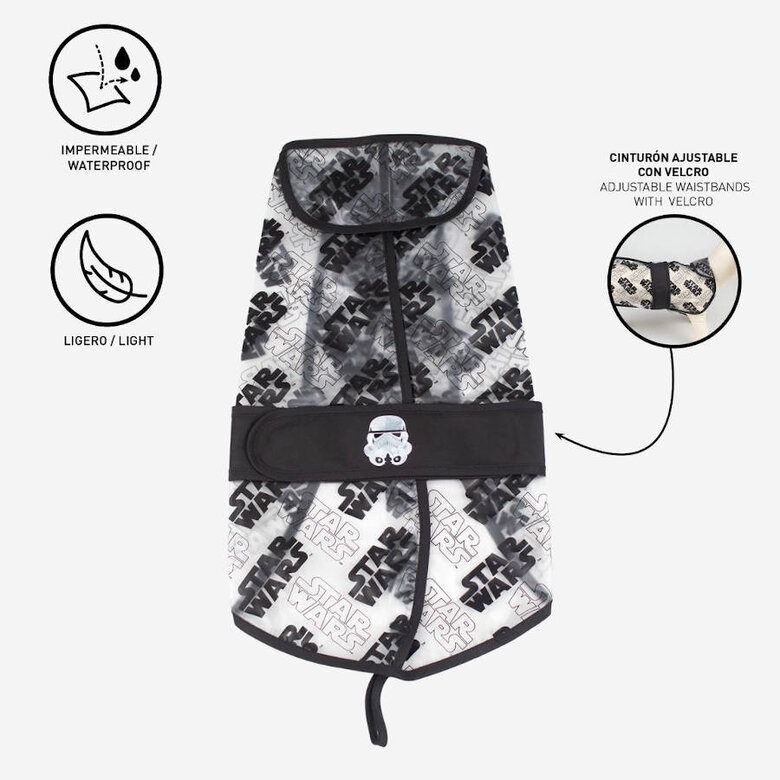 Disney Chubasquero Estampado Star Wars para perros, , large image number null