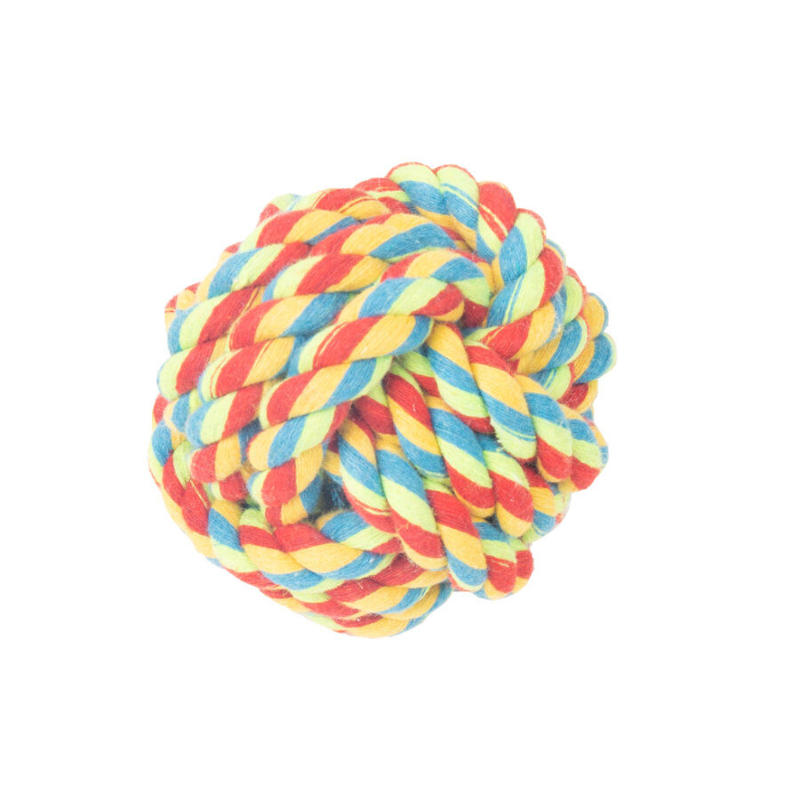 Tootoy! Pull Rope Ball Multicolor pelota de cuerda para perro thumbnail