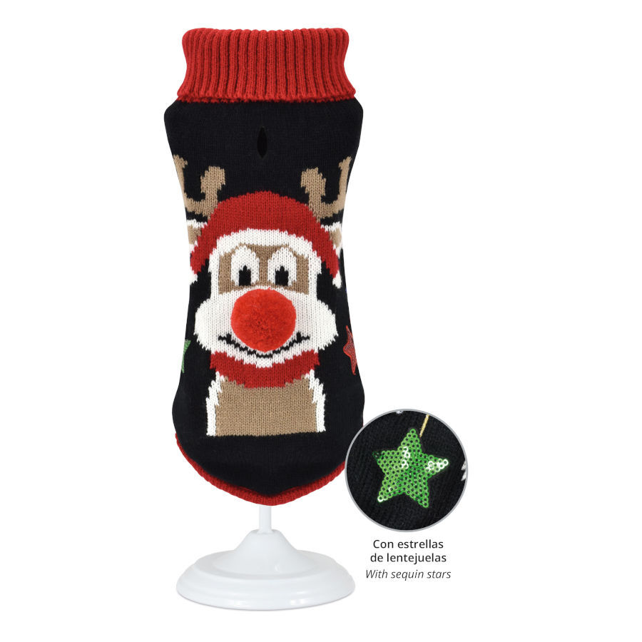 Nayeco Jersey Navide&ntilde;o de Punto para perros, , large Imagen numero 1