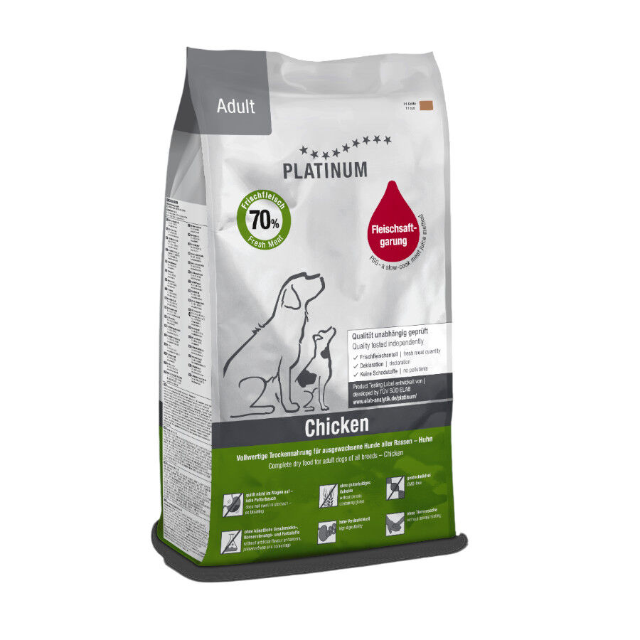 5 kg Platinum Adult Pollo pienso para perros, , large Imagen numero 2