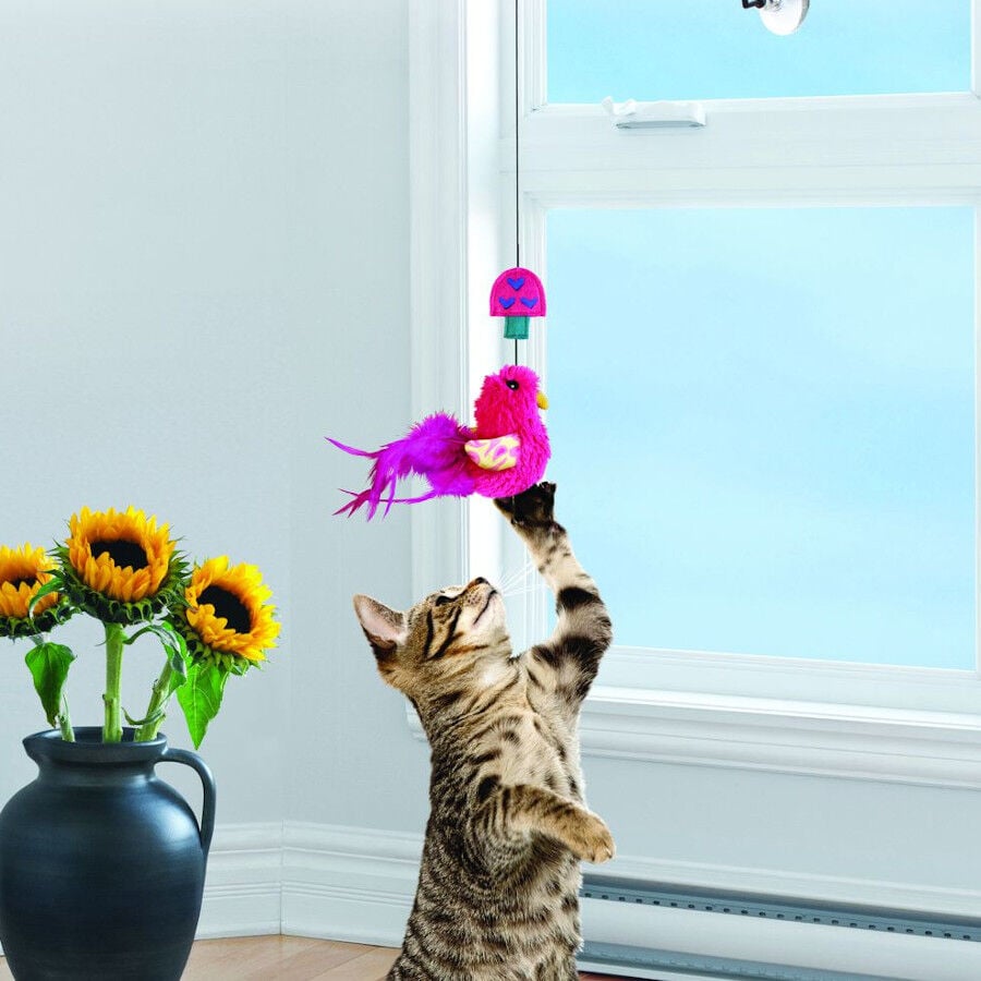 Kong Active Caña con ave de peluche para gatos thumbnail